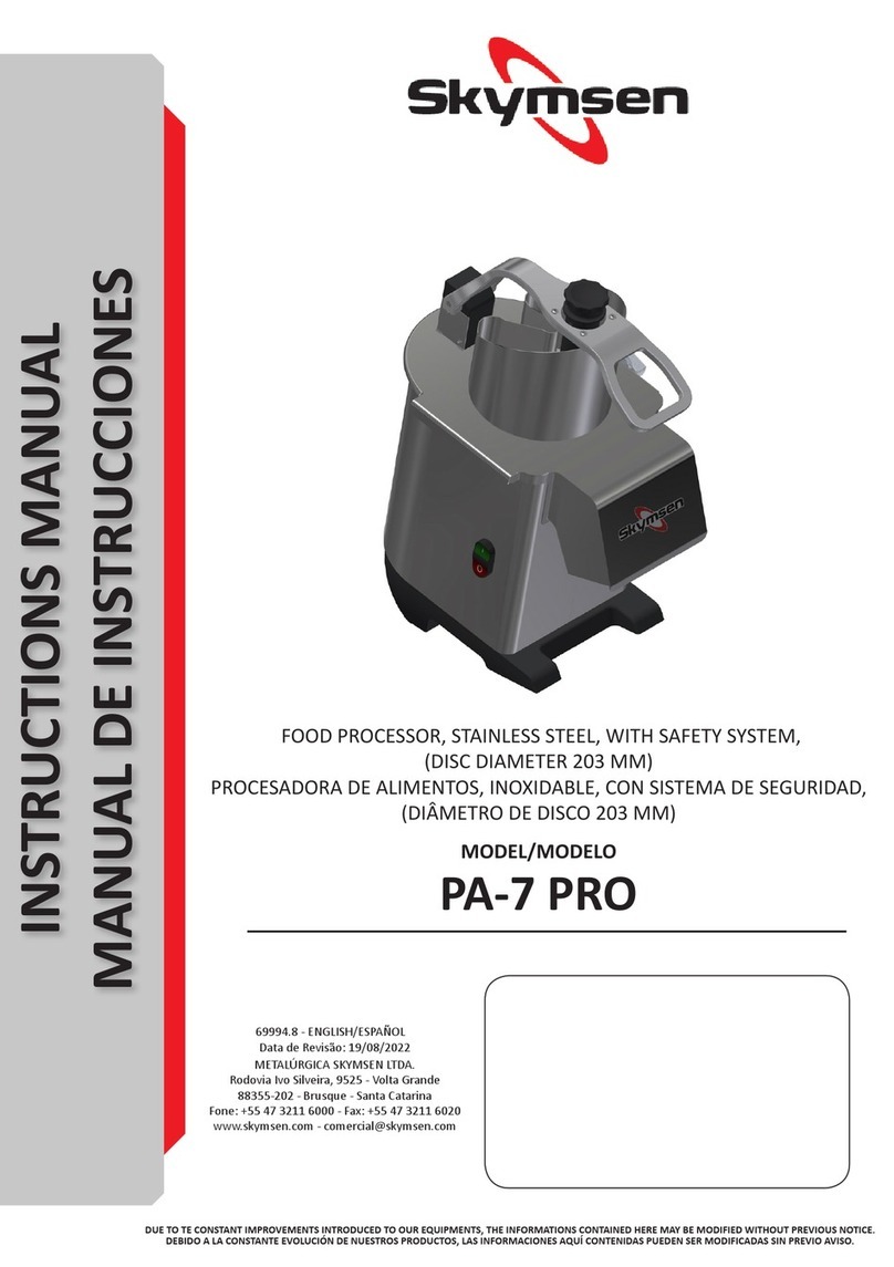 Skymsen PA-7 PRO instruction manual