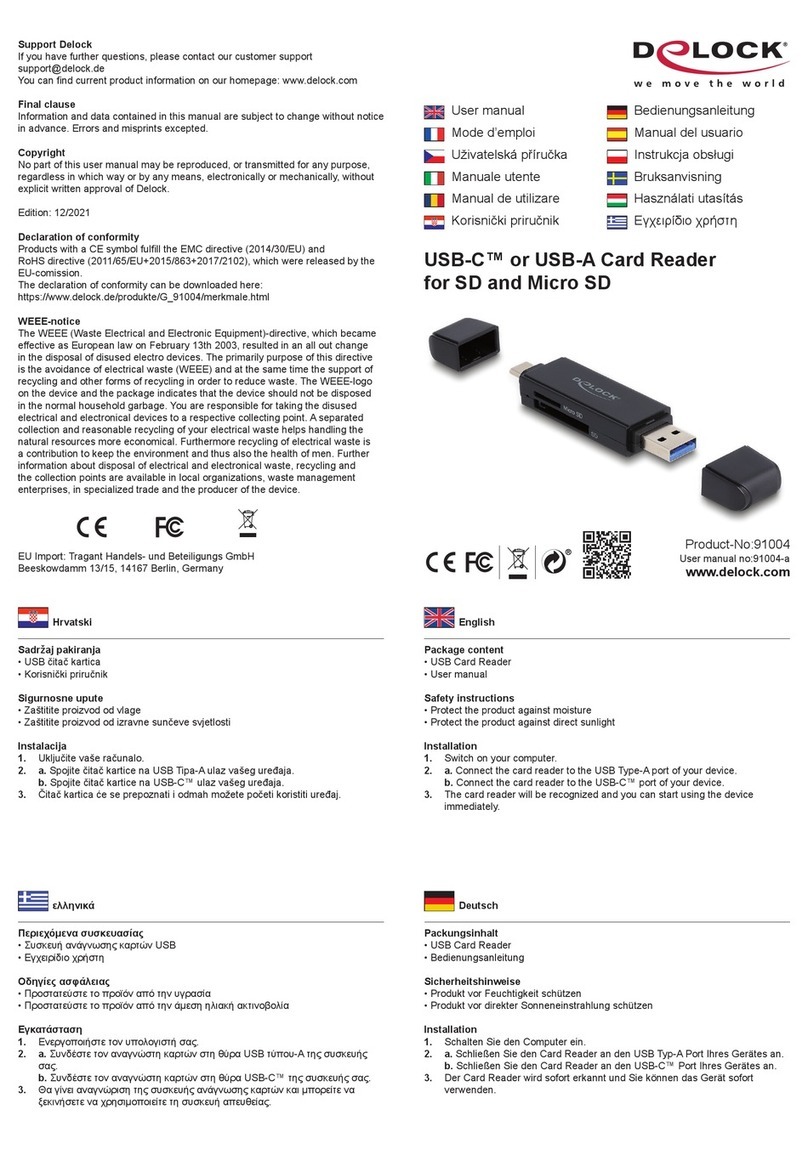 DeLOCK 91004 User manual