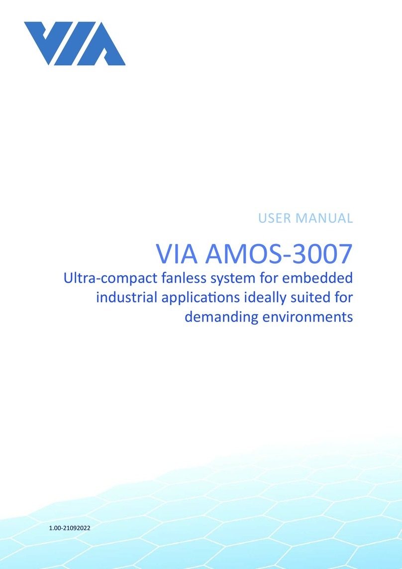 VIA Technologies AMOS-3007 user manual