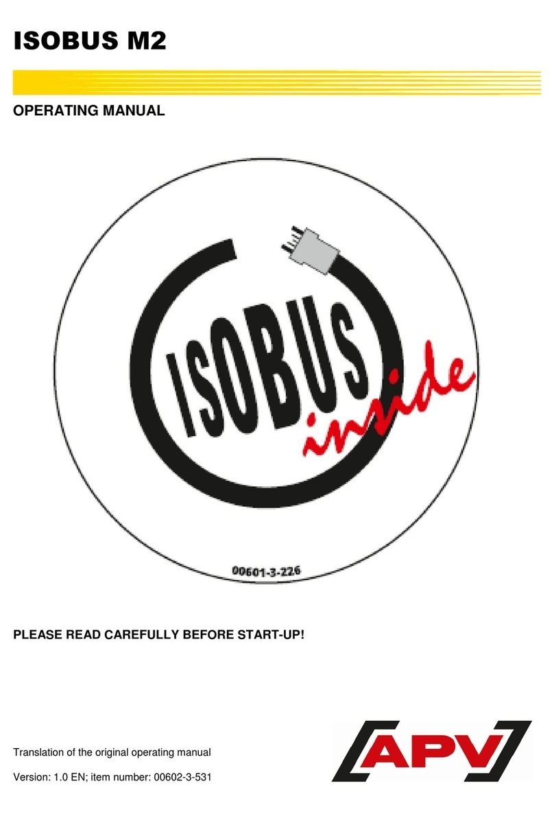 APV ISOBUS M2 User manual