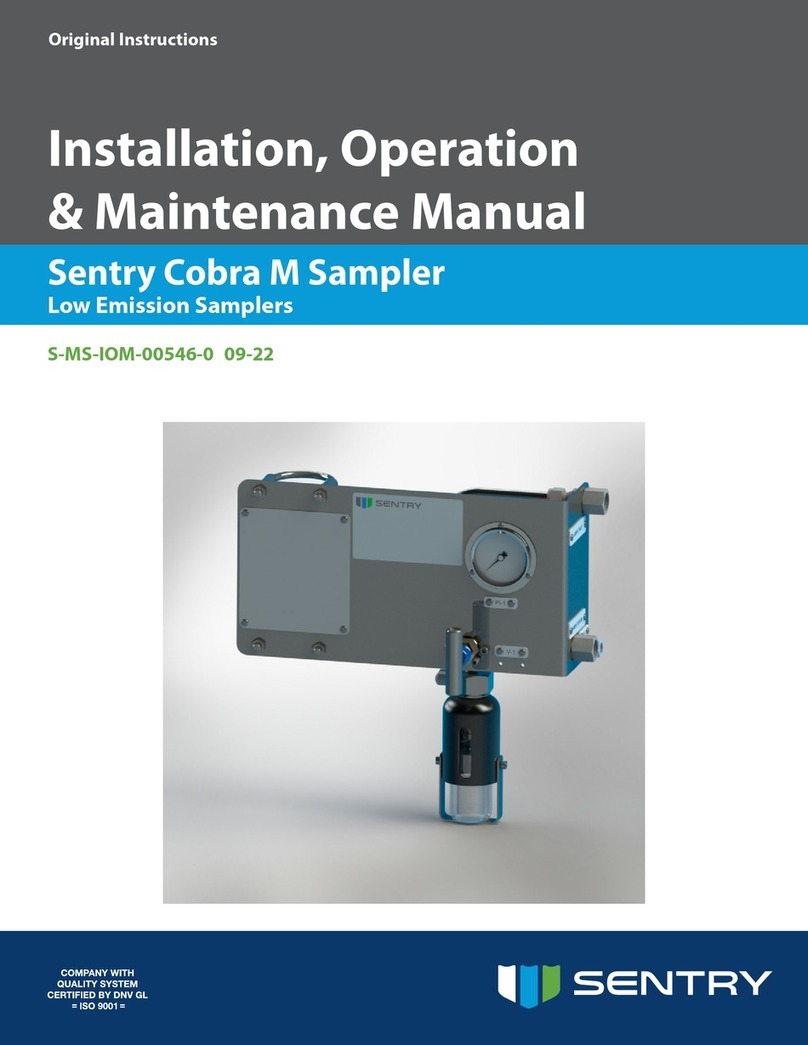 Sentry Cobra M Installation, operation & maintenance manual