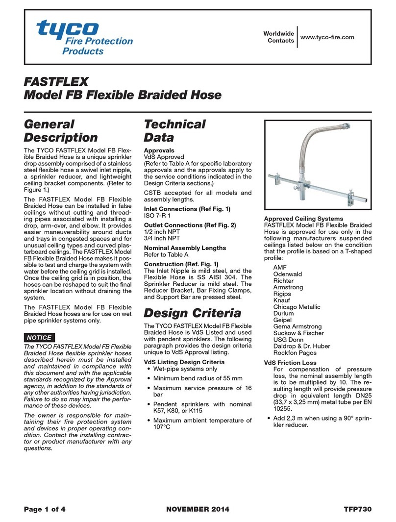 Tyco FASTFLEX FB quick start guide