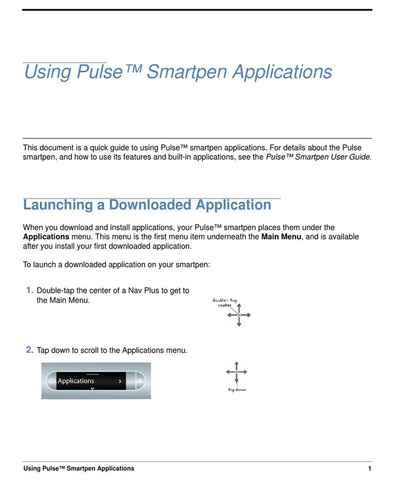 Livescribe Using Pulse User manual