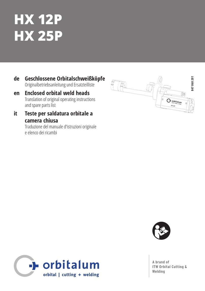 Orbitalum HX 12P Translation of original operating instructions