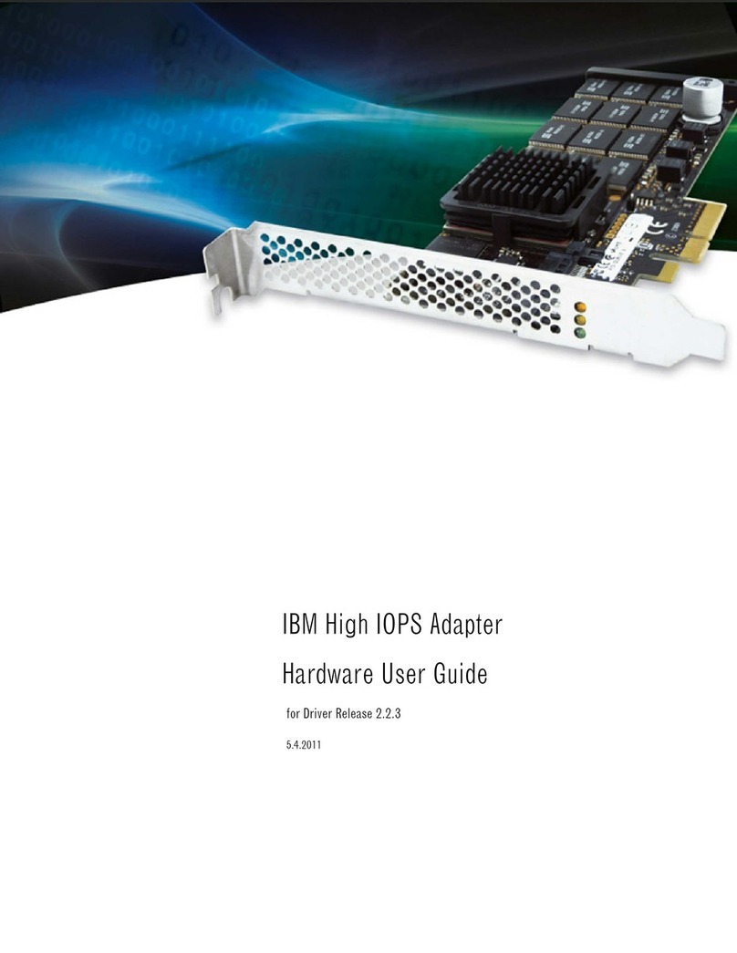 IBM High IOPS Adapter Installation manual