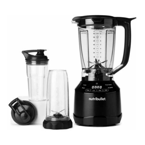 NUTRIBULLET Smart Touch Blender User manual