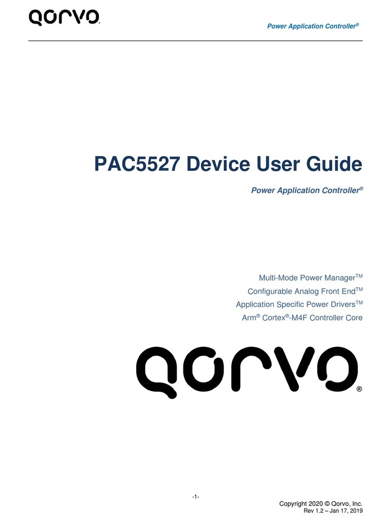 Qorvo PAC5527 User manual