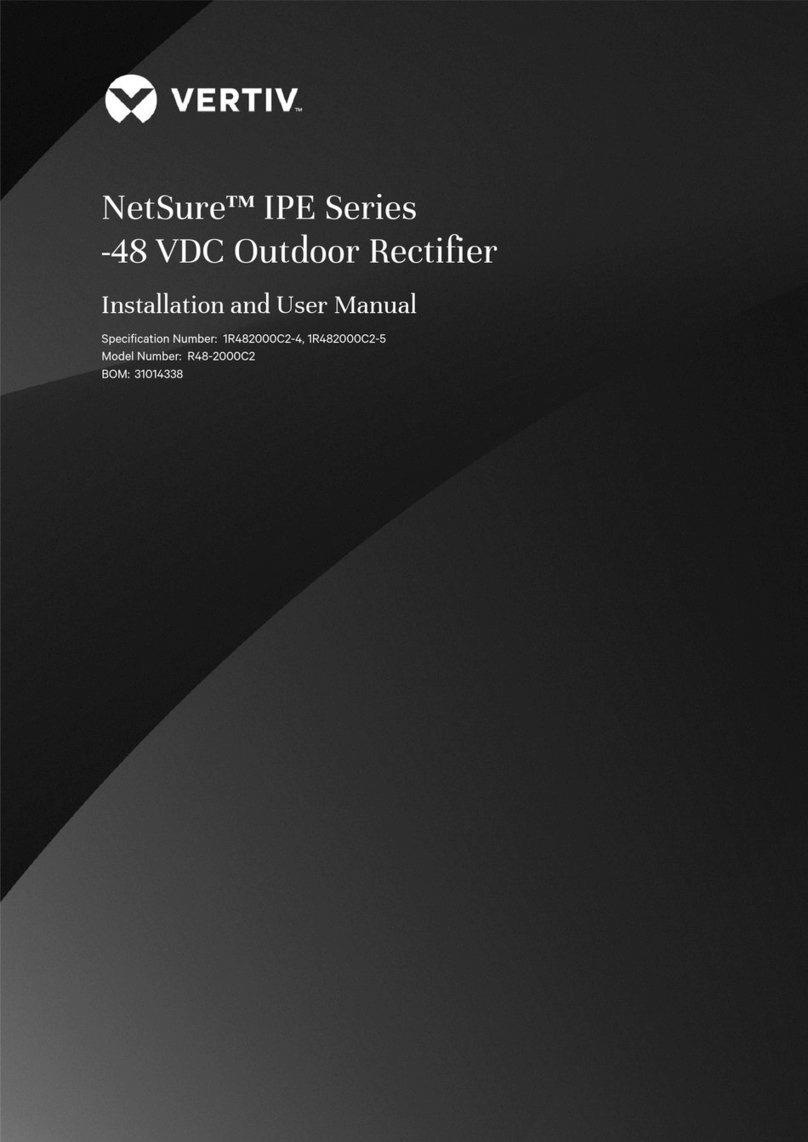 Vertiv NetSure IPE Series Installation and user manual