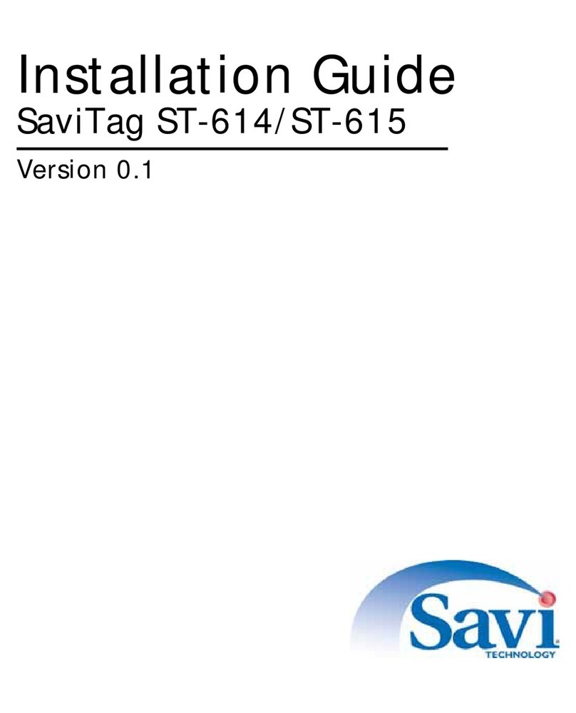 Savi SaviTag ST-614 User manual