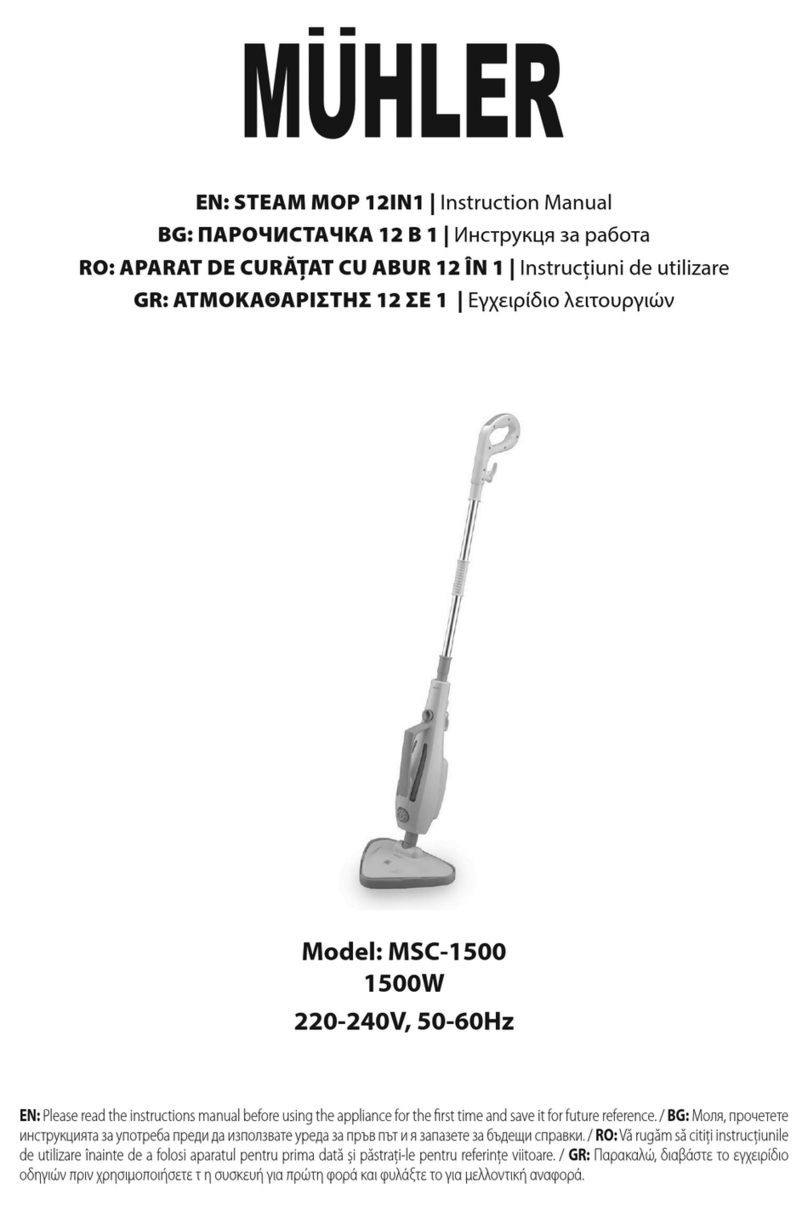 MUHLER MSC-1500 instruction manual