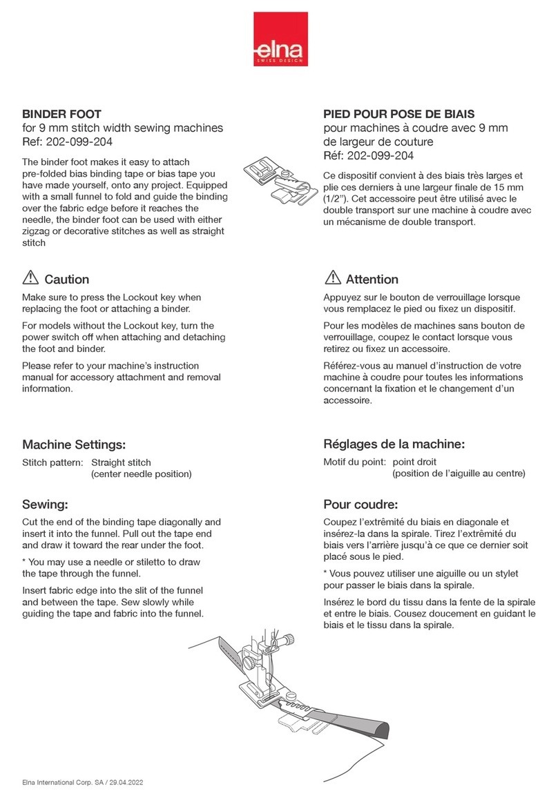 ELNA 202-099-204 User manual