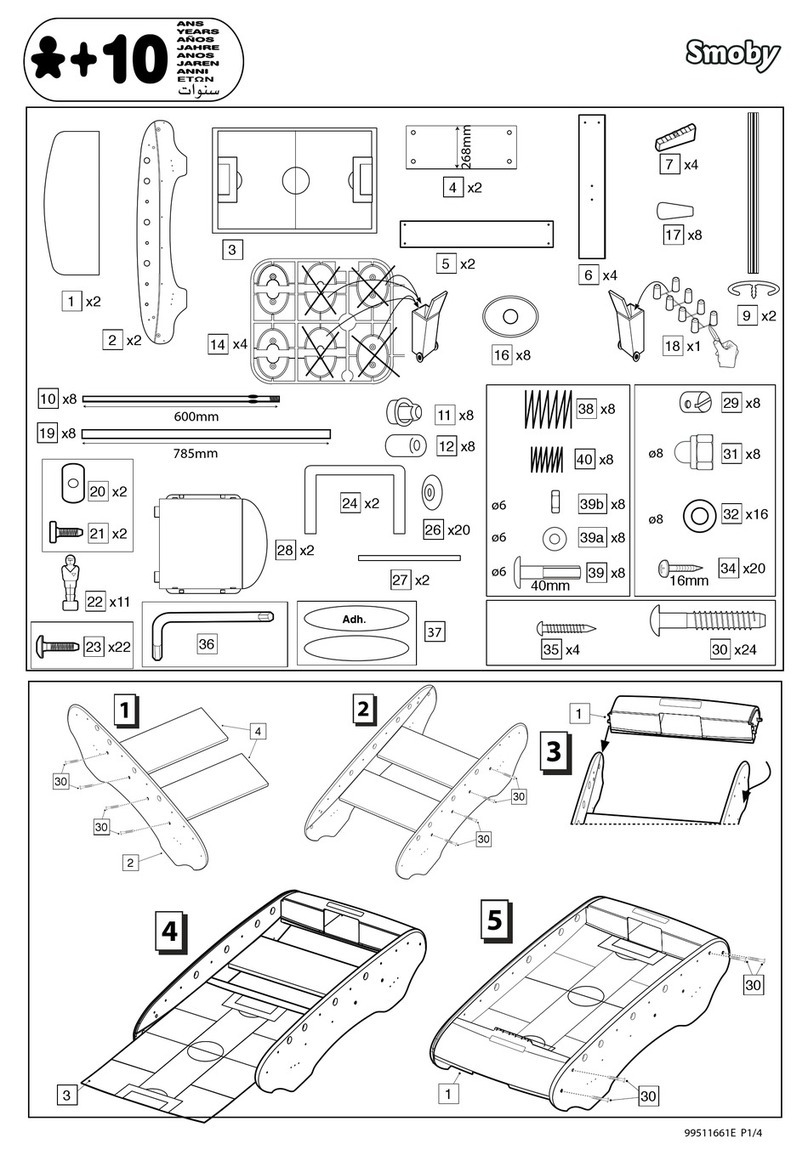 Smoby SPIRIT OF THE GAME User manual