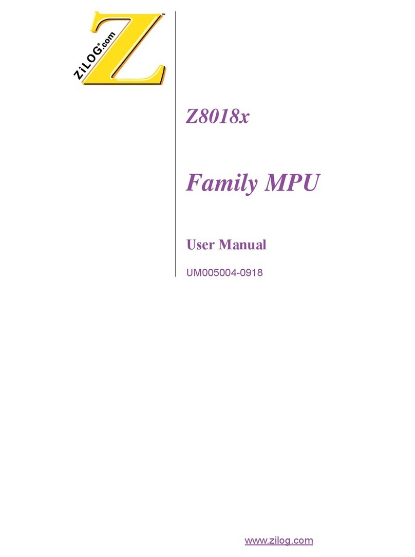 ZiLOG Z8018 Series user manual