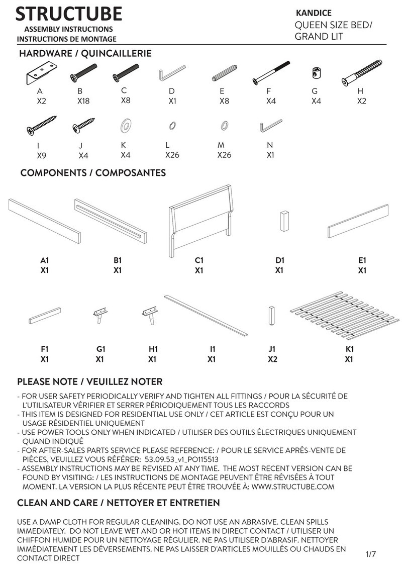 STRUCTUBE KANDICE User manual STRUCTUBE KANDICE User manual