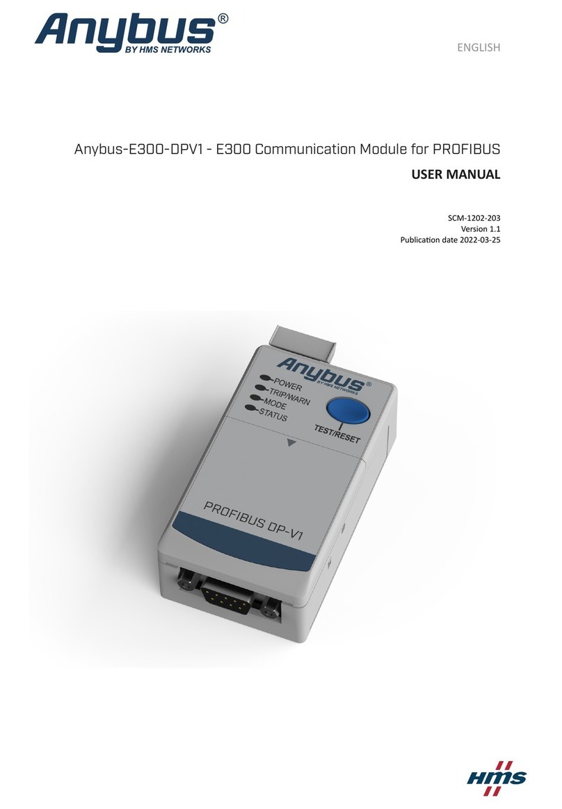 HMS Networks Anybus-E300-DPV1 user manual