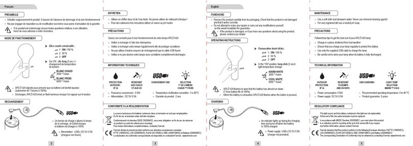 Fermob aplo h24 quick start guide