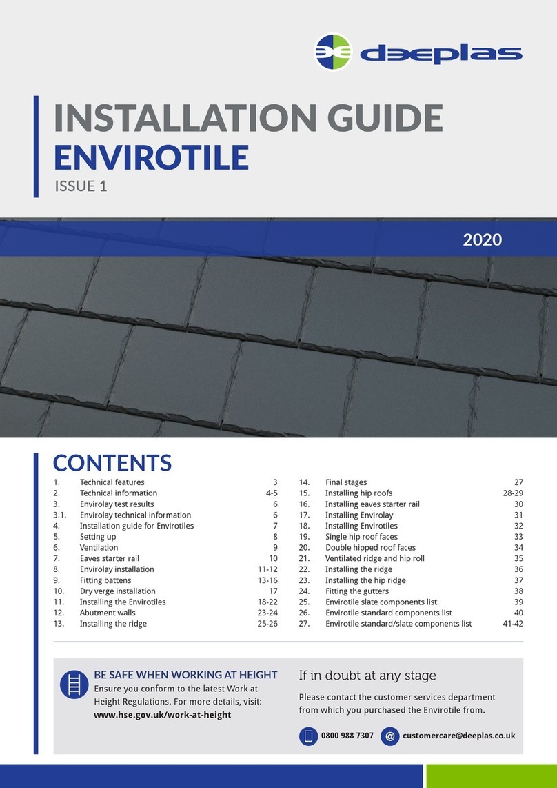 Deeplas ENVIROTILE installation guide