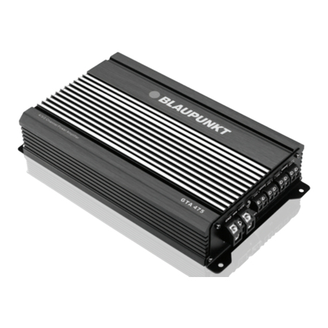 Blaupunkt GTA 475 Operating and installation instructions