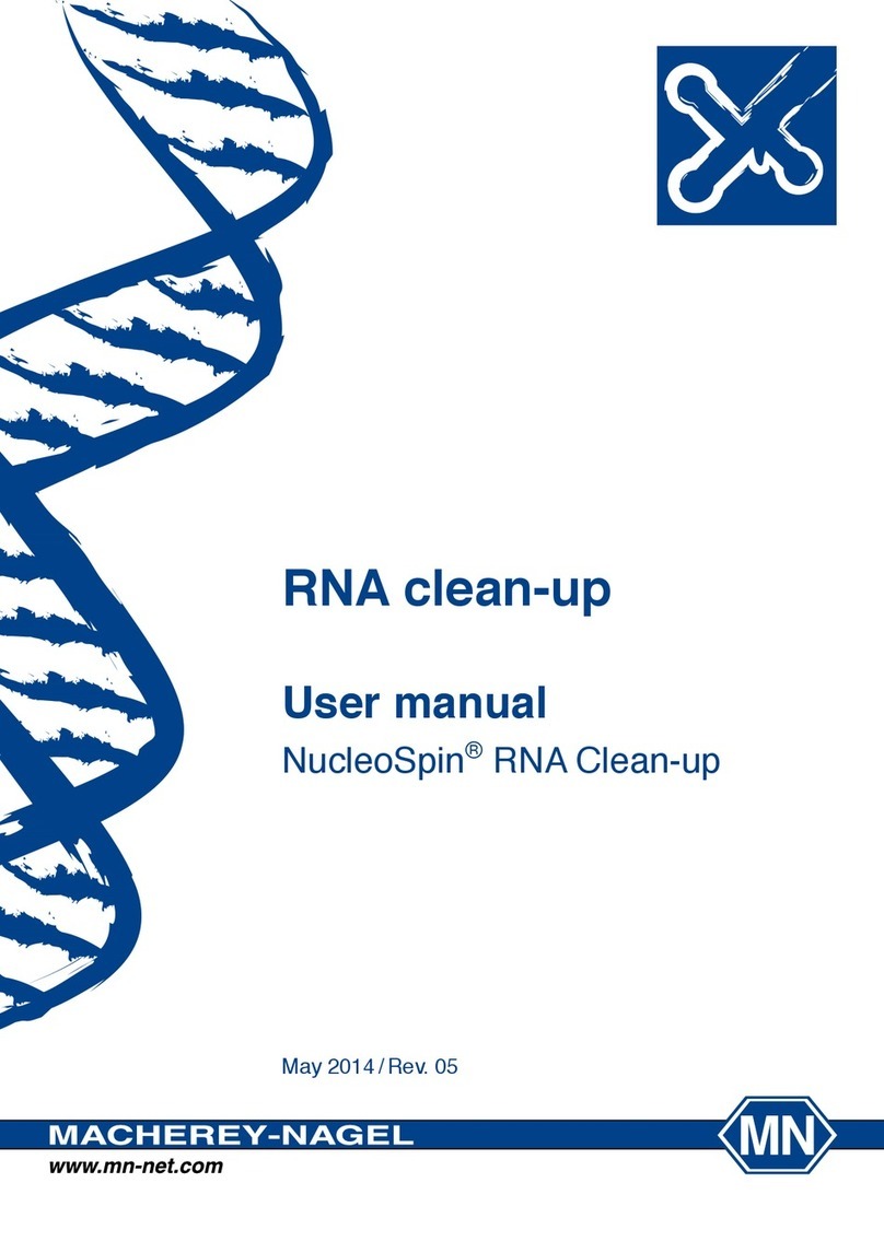 Min NucleoSpin RNA Clean-up user manual