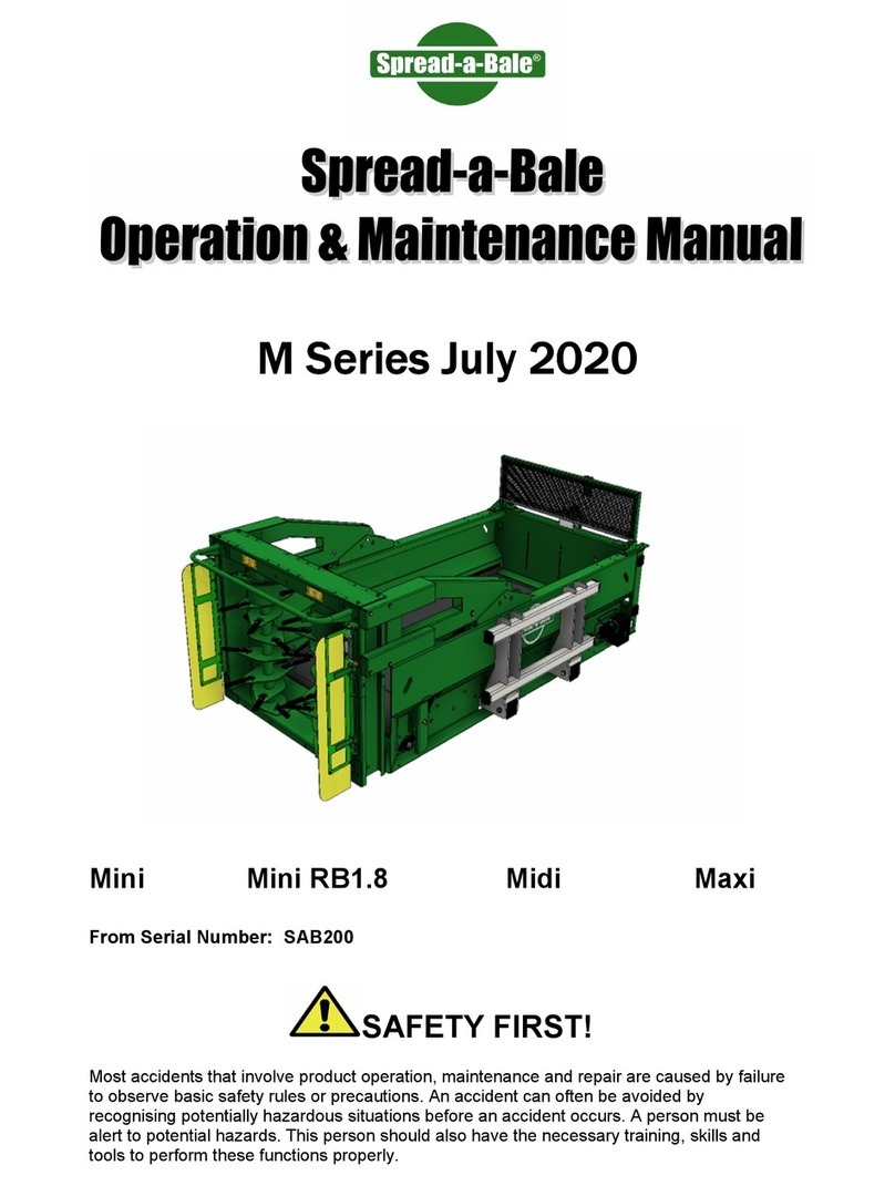Spread-a-Bale M Series Operation & maintenance manual