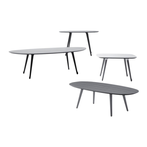 Okamura Phlox Table Instructions for use