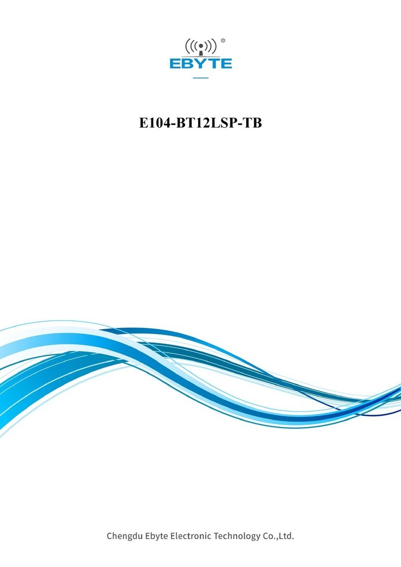 Ebyte E104-BT12LSP-TB User manual Ebyte E104-BT12LSP-TB User manual