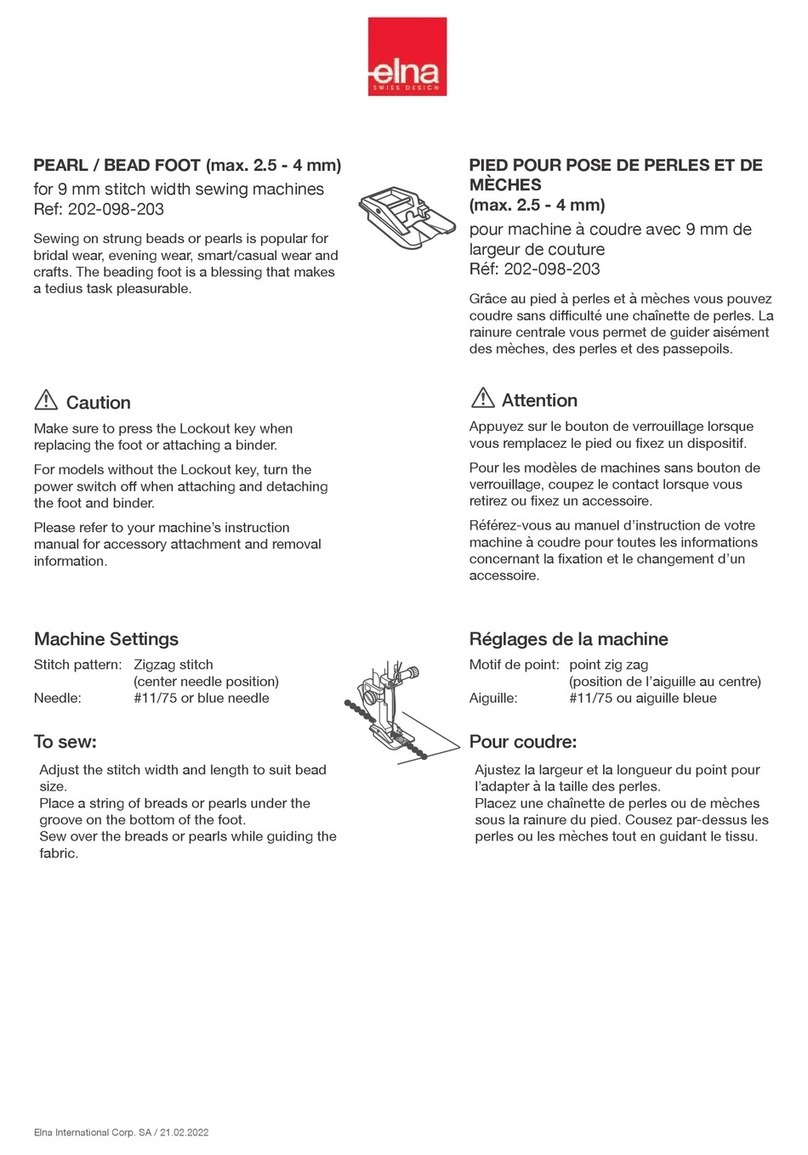 ELNA 202-098-203 User manual