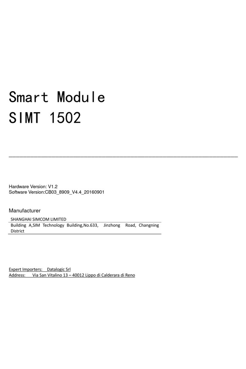 SimCom SIMT 1502 manual