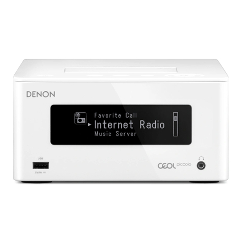 Denon CEOL Piccolo DRA-N5 Service manual