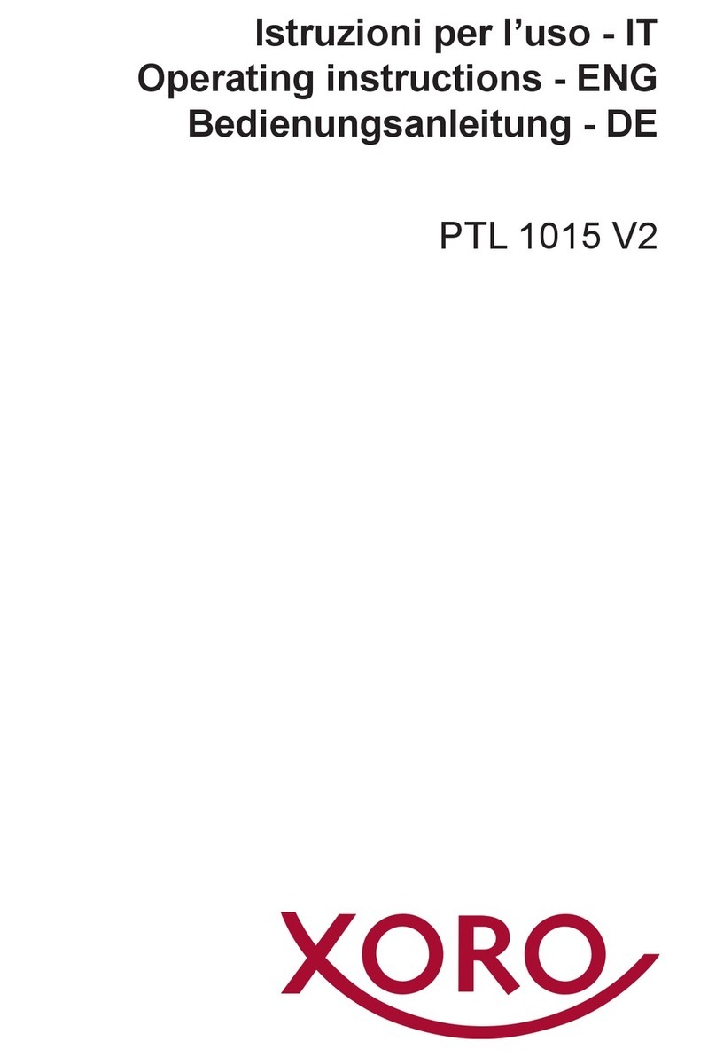 Xoro PTL 1015 V2 User manual