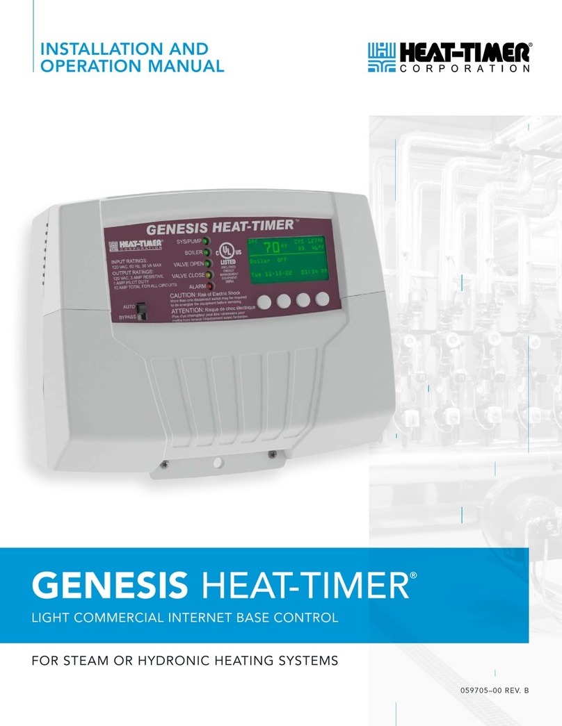 heat-timer Genesis Installation and operation manual