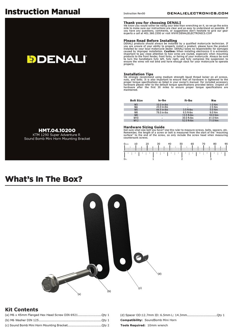 Denali HMT.04.10200 instruction manual