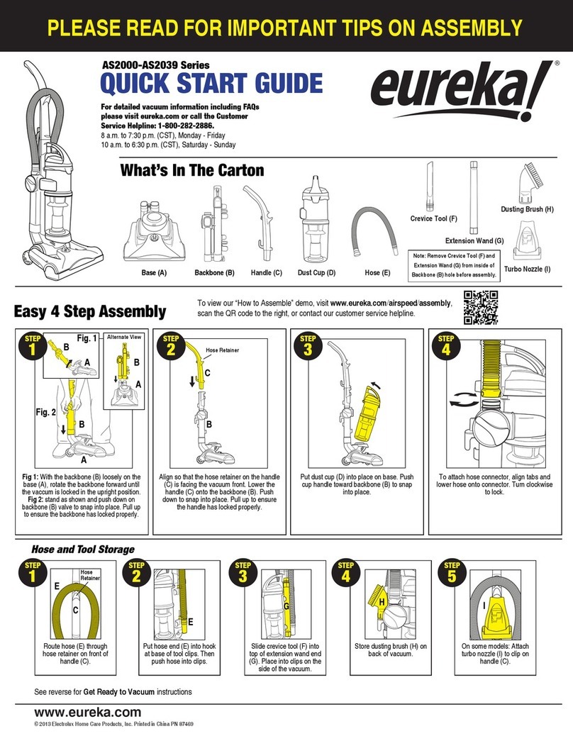 Eureka AS2000 series quick start guide