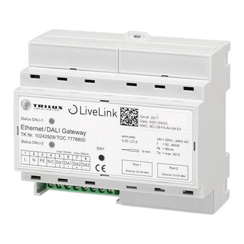 Trilux LIVELINK PREMIUM Mounting instructions Trilux LIVELINK PREMIUM Mounting instructions