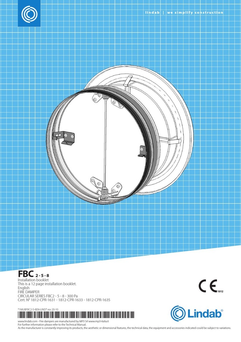 Lindab FBC2 Installation and operation manual