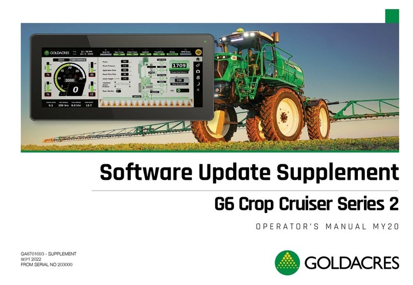 Goldacres G6 Crop Cruiser 2 Series Software update