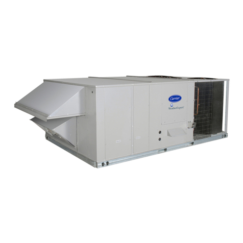Carrier WeatherMaker 50TCQ 17-24 Series Installation and user guide