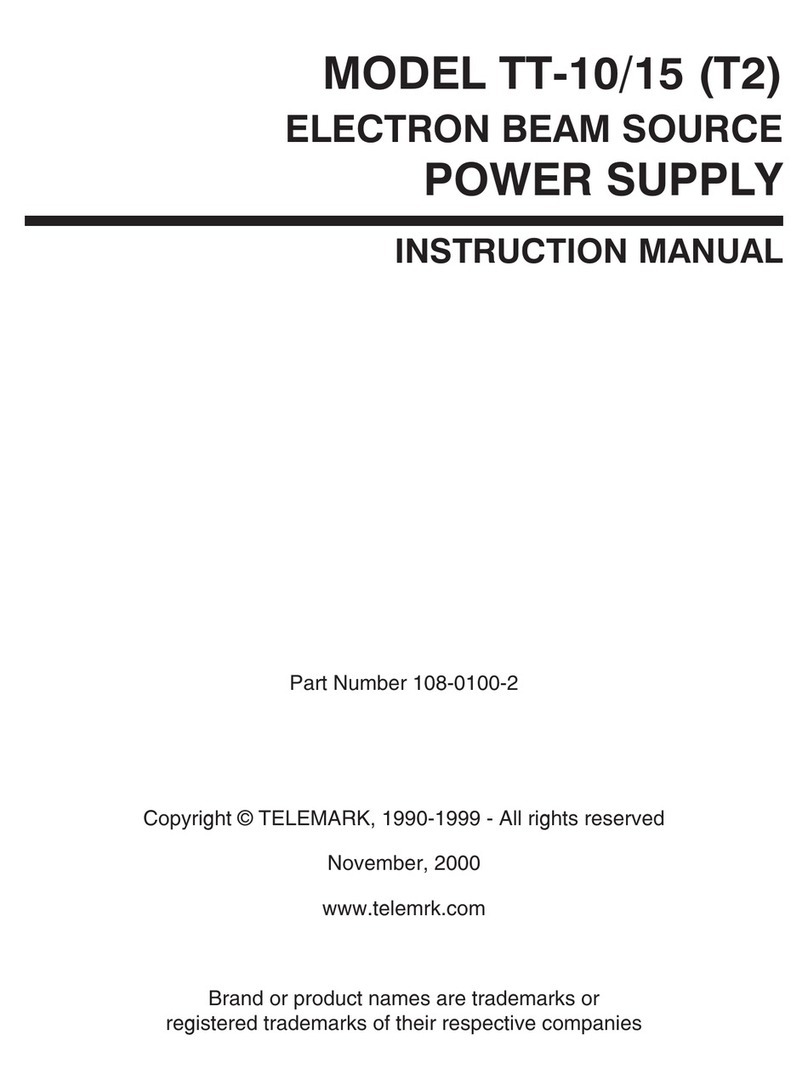 Telemark TT-10 User manual