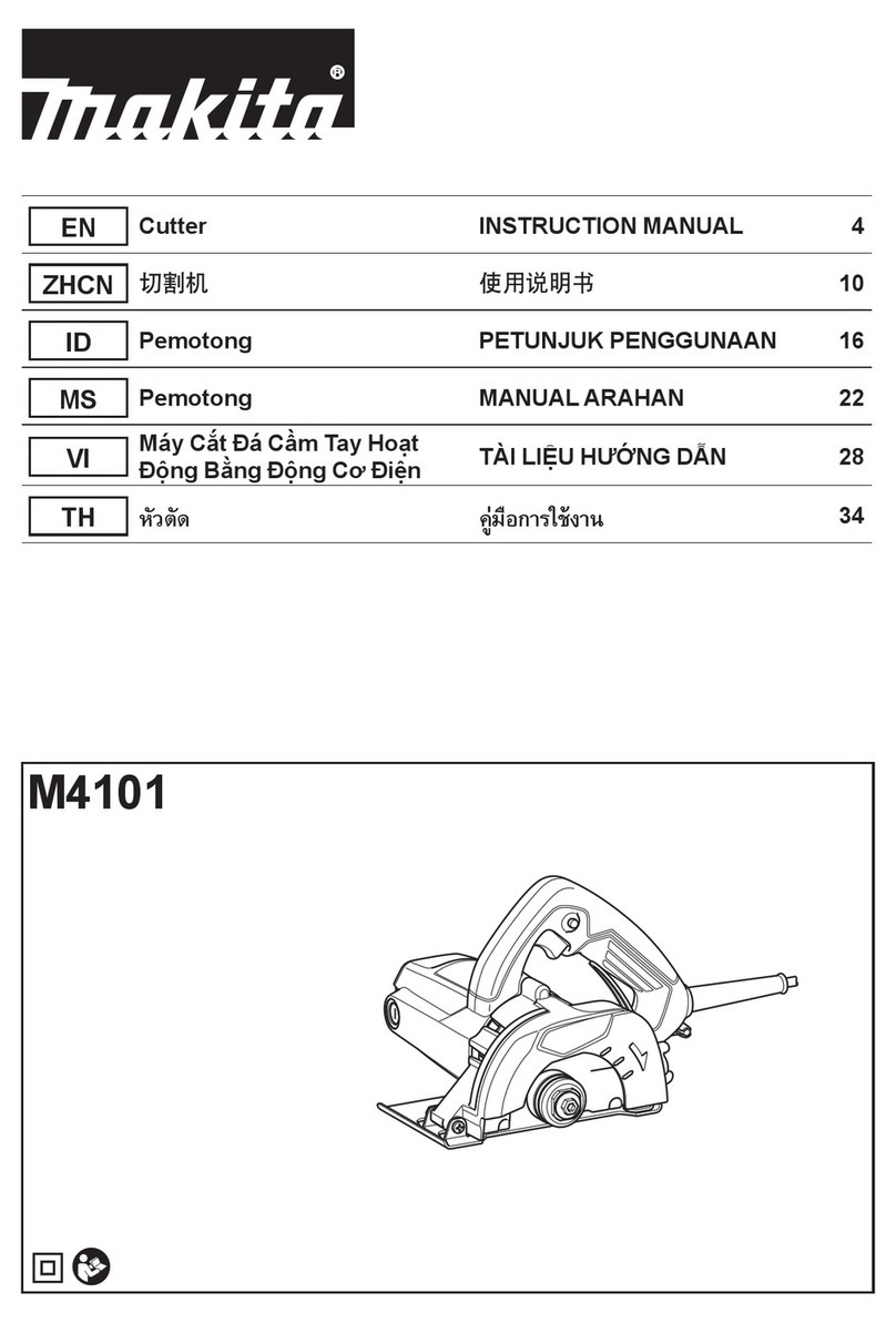 Makita M4101 User manual