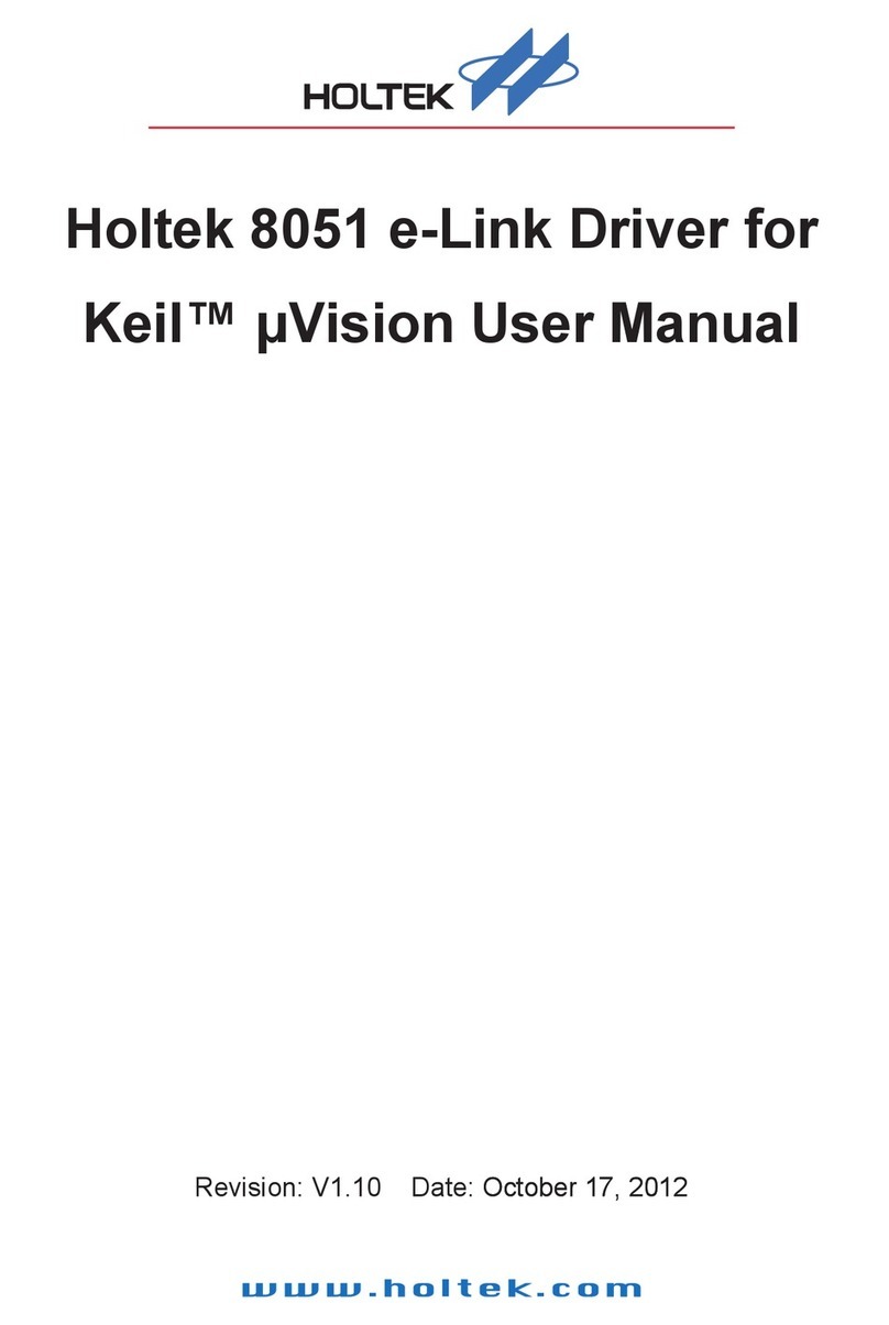 Holtek 8051 user manual