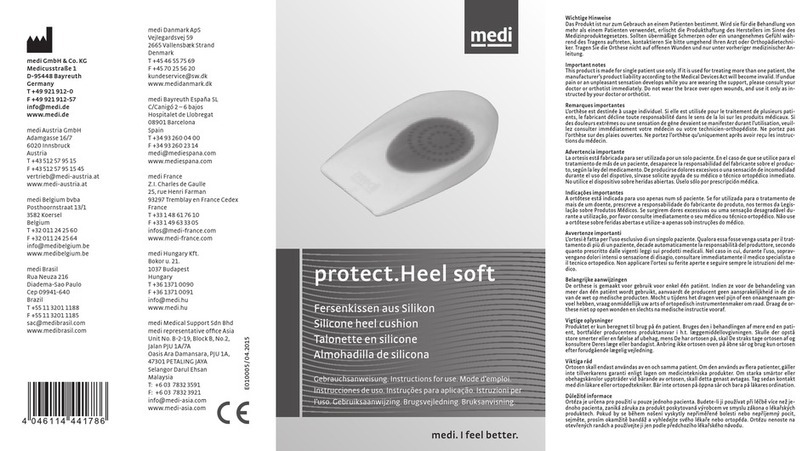 medi protect.Heel soft Instructions for use