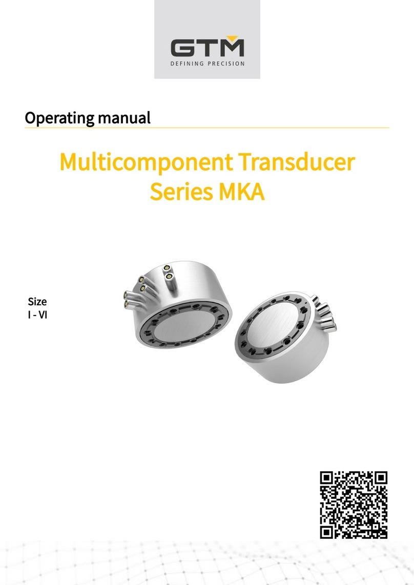 gtm MKA Series operating manual