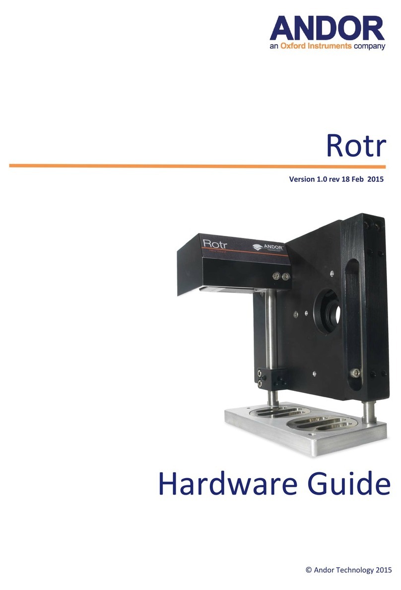 Oxford Instruments ANDOR Rotr Installation instructions