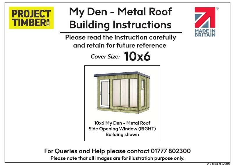 Project Timber My Den Metal Roof Building instructions Project Timber My Den Metal Roof Building instructions