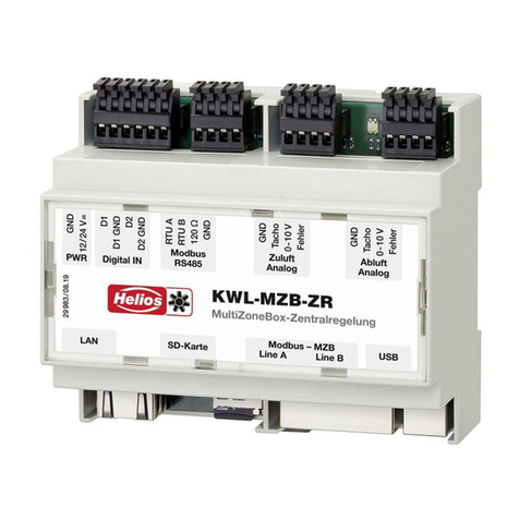 Helios KWL-MZB-ZR User manual