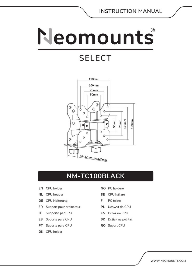 NeoMounts NM-TC100BLACK instruction manual