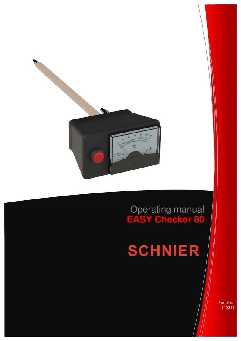 SCHNIER EASY Checker 80 operating manual
