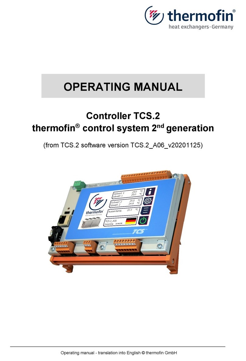 thermofin TCS.2 Series User manual