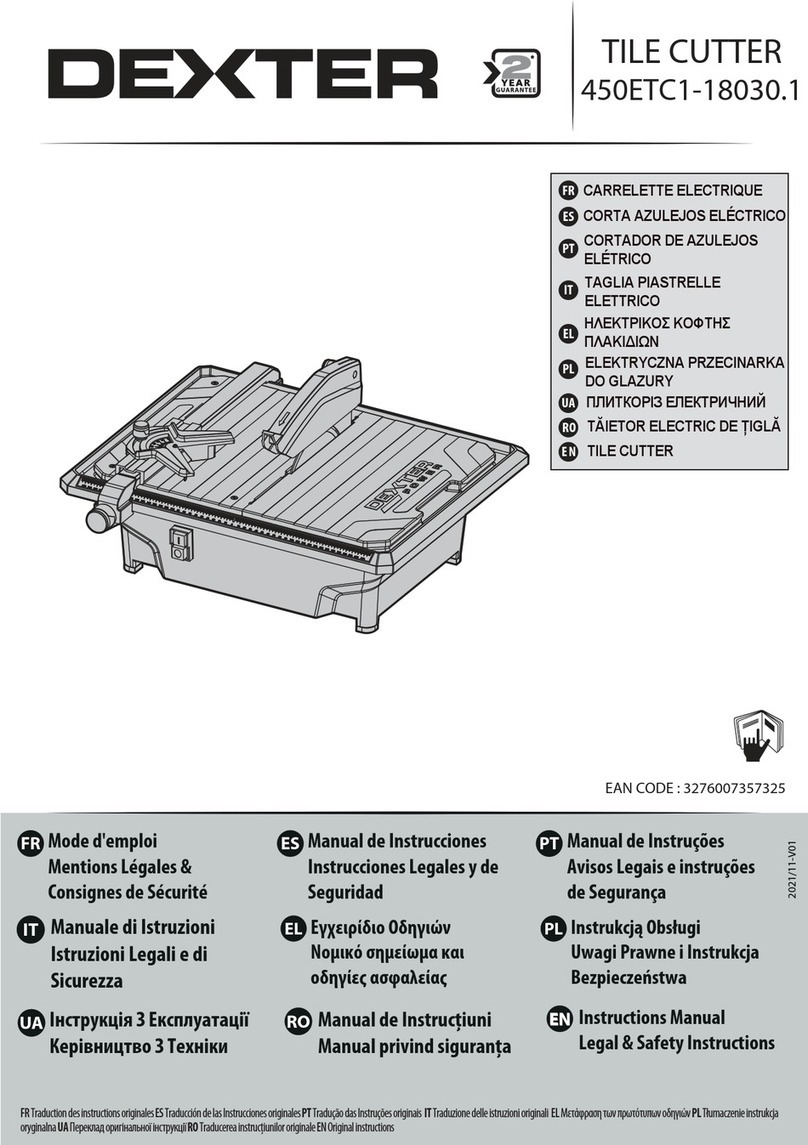 Dexter Laundry 450ETC1-18030.1 User manual