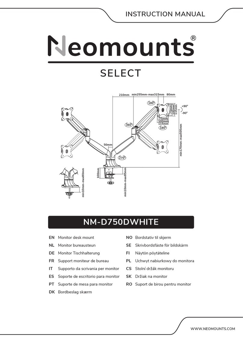 NeoMounts NM-D750DWHITE User manual
